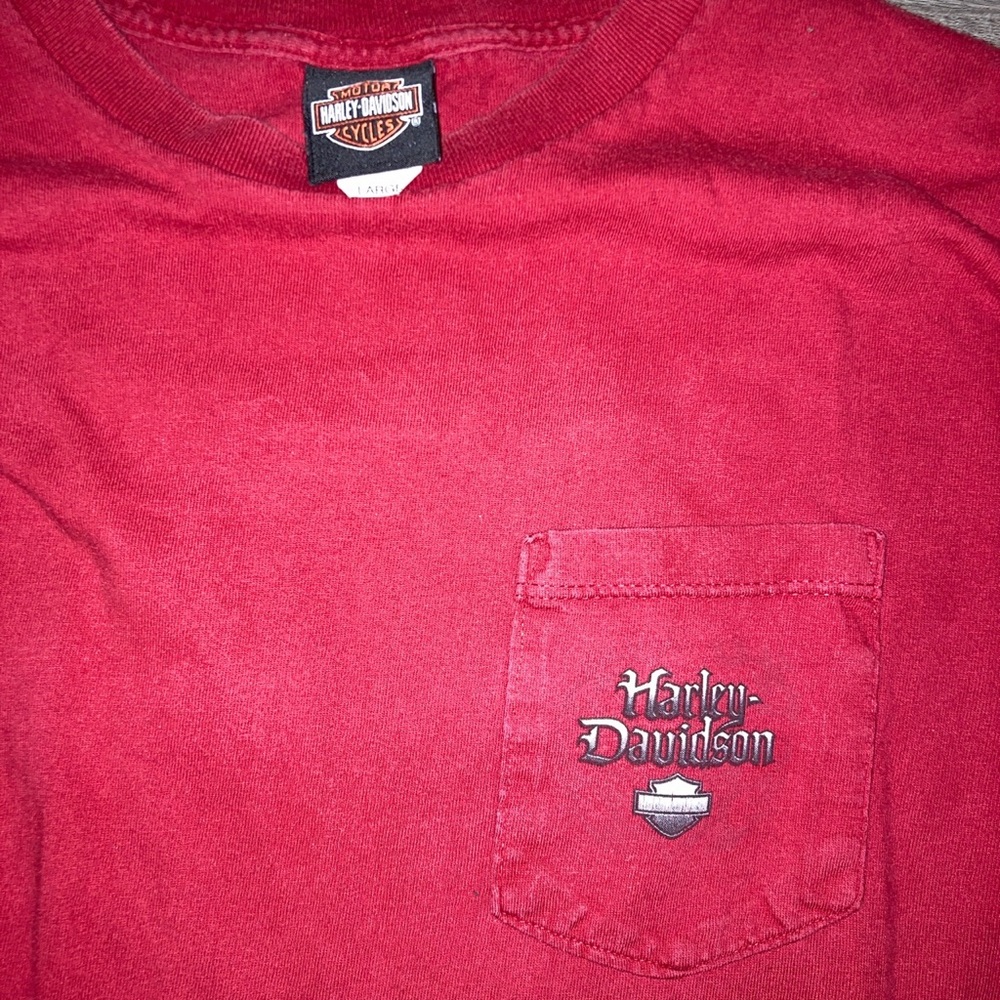 Red Harley Davidson long sleeve